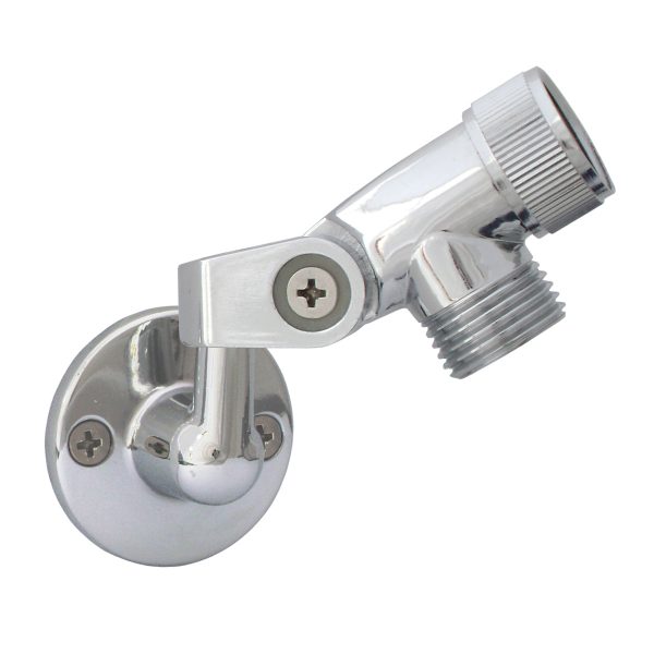 shower wall pin bracket swivel elbow shower